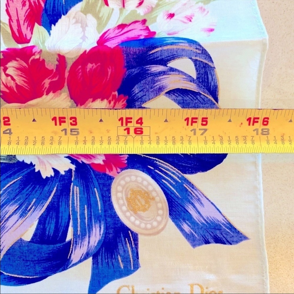 𝅺CHRISTIAN DIOR Scarf - 18”x18” - Picture 6 of 6